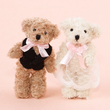 13cm婚禮小熊 四肢可活動 不含禮盒