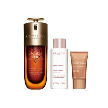 CLARINS-黃金雙翠精華朝新組
