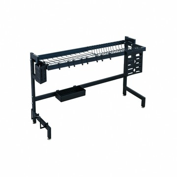 【dayneeds】[簡約風]廚房水槽架[單層]85cm大款-兩色可選黑色