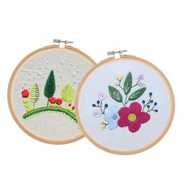 2ピース 刺繍キット 手刺繍 花 木 パターン 手作り 縫製アクセサリー 通販 Lineポイント最大0 5 Get Lineショッピング