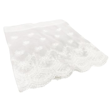 BonBon naturel 純白之戀蕾絲門簾/櫃簾  白色  145cm x 35cm