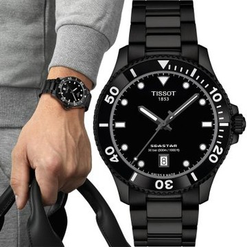 TISSOT 天梭 官方授權 Seastar 1000 T120.410.33.051.00 海洋之星300米潛水錶 寵爸時刻 送禮推薦 T1204103305100