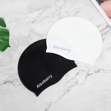 ins風防水護耳硅膠泳帽女長發大號不勒頭男女通用成人溫泉游泳帽