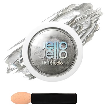 Jello Jello Edge Beam 美甲亮粉 附刷具  JP05 Pure Silver  1罐  JP05 Pure Sliver