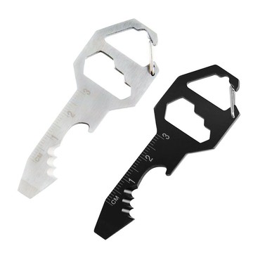 現貨 戶外用品系列 EDC多功能鑰匙刀 口袋刀 工具卡 開瓶器 快遞刀 拆箱刀 小刀 安平樂活館
