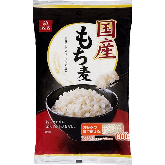 国産もち麦800g×6袋