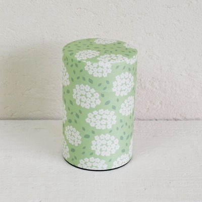 星燈社 SEITOUSHA 和茶筒 こでまり　/　お茶 和 茶筒 ちゃづつ tea 茶葉 コーヒー豆 海苔 缶 日本製 美濃和紙 保存 保存容器 キッチン雑貨 大人 向け ギフト