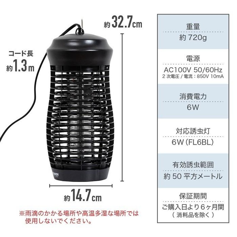 卸売 シュアー キルショッカー 屋内用電撃殺虫器 GK-2030Y