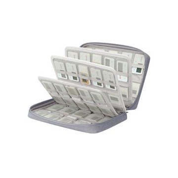 網銀盾收納包大容量銀行U盾收納盒印章收納盒營業執照便攜收納袋財務出納證件卡包稅控盤保護套公司資料袋