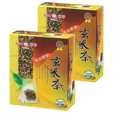 天仁茗茶 黃金玄米茶 鋁箔防潮包  3g  40包  2盒