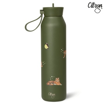 杜拜Citron 矽膠提把三層保溫瓶_500ml_多款可選 - 淘氣老虎