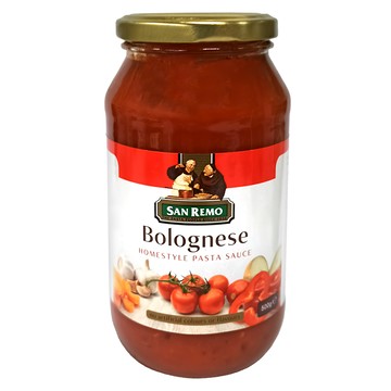 SAN REMO 頂級麵醬 蕃茄起司  500g  1罐