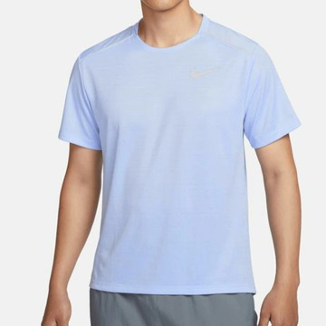 S.G NIKE DF MILER SS AJ7566-479 淡藍色 運動 慢跑 反光 透氣 排汗 訓練 短袖 男款