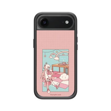 iPhone Air Mod NX -邊框背蓋組合 (相機按鈕) 黑 - 瑟拉斯蒂歐 - 白白虹 - 初始OP晃晃腿白比手機殼殼