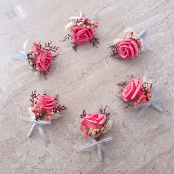 伴娘胸花 永生胸花/香皂胸花/婚禮胸花/活動胸花