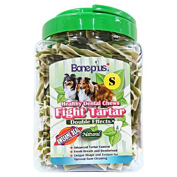 Boneplus 六星雙效草本潔牙棒 S號 維持口腔衛生與排除口腔異味  薄荷  600g  1桶