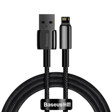 【Baseus 倍思】鎢金 USB to IP 充電線適用iphone12/X/11/XR/7plus/8手機數據線 快充線