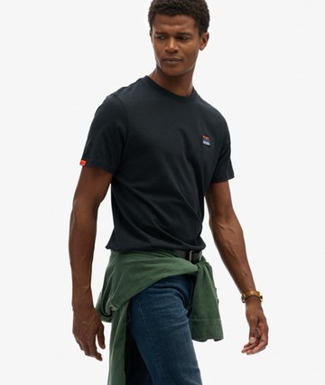 Superdry Men's Great Outdoors Embroidered Relaxed T-shirt Navy Size: XL