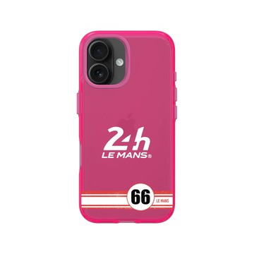 iPhone 16 Clear 粉漾桃 - 24 Hours of Le Mans - Le Mans 66 Logo