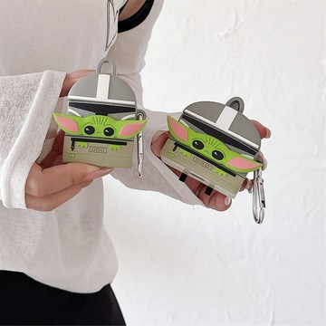 卡通創意尤達書包 適用 AirPods 保護套 矽膠軟殼 AirPods Pro 2 防摔 新3代 保護殼 耳機殼