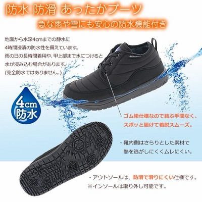 Penfield ペンフィールド メンズ スノーブツ ブラック 防水 軽量