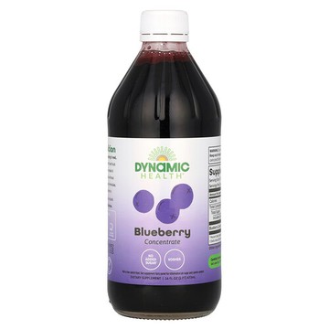 Dynamic Health, 藍莓濃縮物，玻璃容器裝，16 液量盎司（473 毫升）