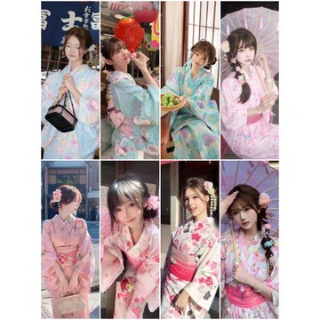 (免運)YINGWA  日本少女和服日式浴衣花火大會民宿寫真日料美容店換裝館