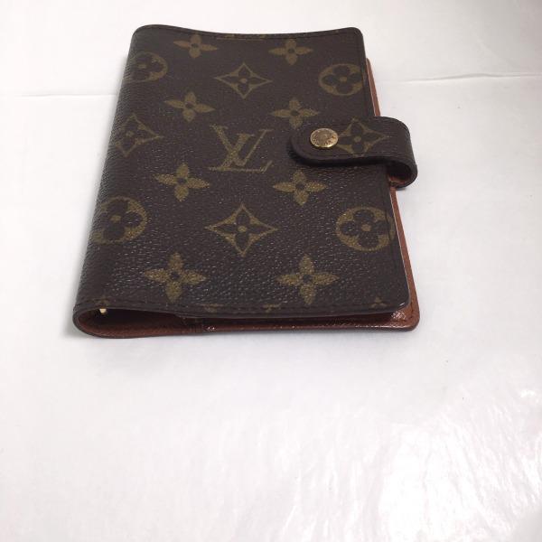 ルイヴィトン 手帳カバー R20005 アジェンダPM モノグラム LOUIS VUITTON ブラウン ユニセックス 中古