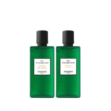 Hermes愛馬仕 橘綠之泉沐浴露 80ml+洗髮精 80ml