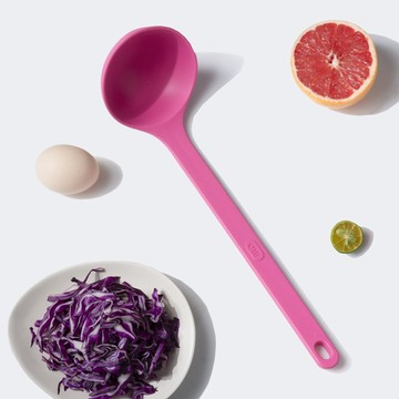 OTB｜鉑金矽膠湯勺-玫瑰紅
