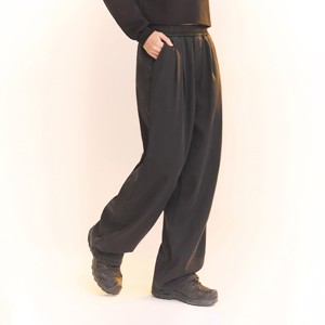 內裏加絨保暖禦寒垂墜感闊腿牛仔褲