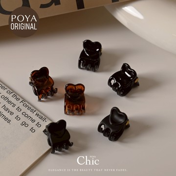 POYA CHIC台製小沙夾12入-桃心-1cm-多款任選