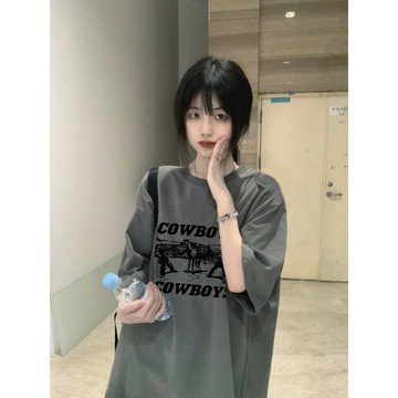 230克重磅優質短袖T恤 短袖女 美式短袖 正肩 t恤 寬鬆上衣 重磅 T恤 美式復古上衣 藏肉上衣 夏天上衣 小眾