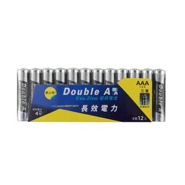 蝦皮隔日到貨 Double A 4號碳鋅電池 12入 墊腳石購物網