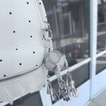 新上架👉十二瓣繡球包掛diy自制廣西壯錦非遺苗銀繡球掛件七夕禮物送對象交換禮物 送朋友禮物