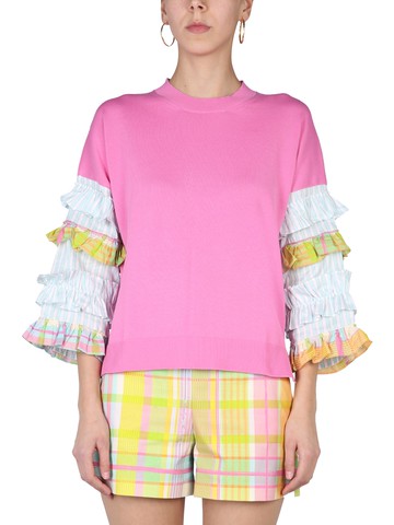 boutique moschino ruffles jersey