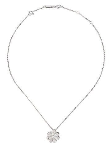 Chopard - 18kt white gold Precious Lace Mini-Frou-Frou diamond necklace - women - Diamond/18kt White Gold - One Size - Silver