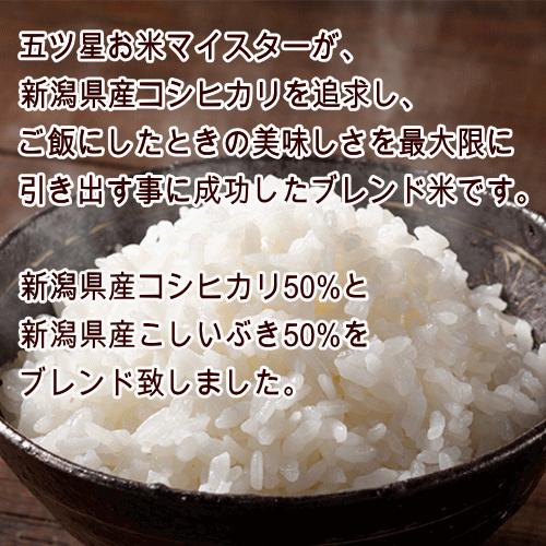 送料無料 令和５年産 新潟産コシヒカリブレンド 10kg(5kg×2袋) おこめ 精米 新潟