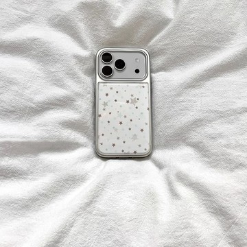 ✨防摔手機殼✨韓系小星星適用于蘋果17手機殼iPhone16pro高級感15滴膠14P