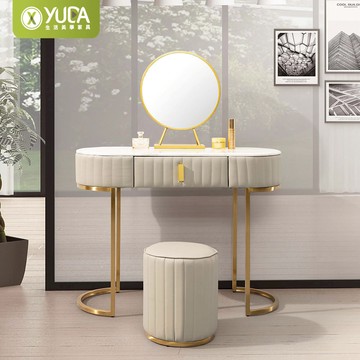 【YUDA】妮達3.3尺石面鏡台/化妝台/梳妝台 含椅 (北部免運) H26Y A18-04