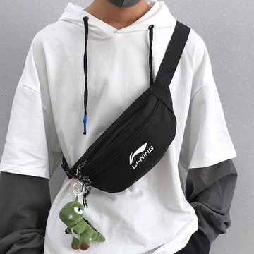胸包 單肩包 防水包 腰包 潮牌新款ins單肩斜挎包男女運動休閑背包腰包旅行健身手機胸包