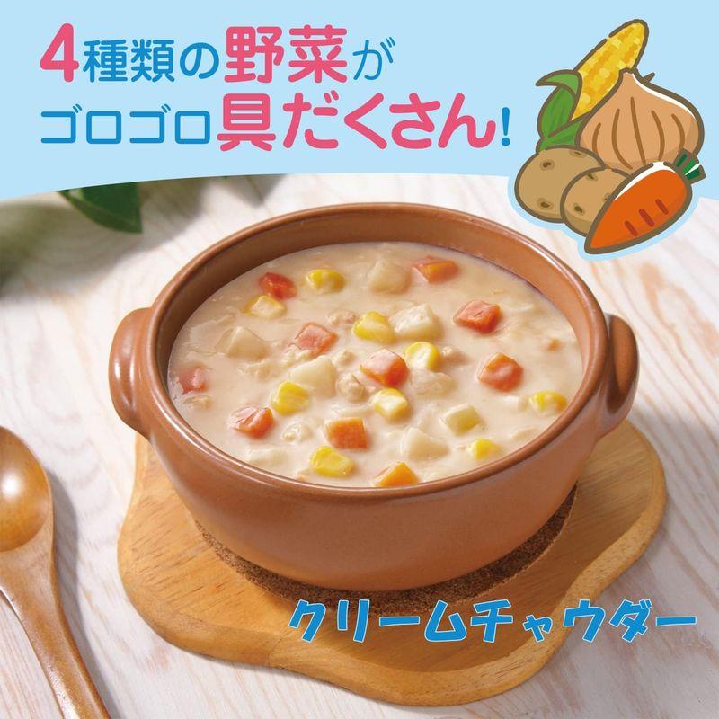 江崎グリコ クレアおばさんの具だくさん スープギフトセット180g×15個 スープ