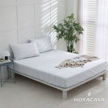 HOYACASA 60支天絲枕套床包三件組- 霧嶼間(特大)