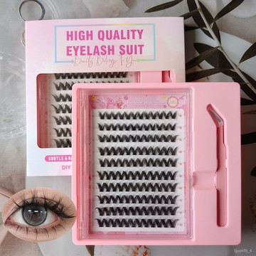 😊可可假眼睫毛😊假睫毛套裝大容量WM係列歐美新款上鏡自然仿真空氣感上鏡自然款自貼假眼睫毛 10XL