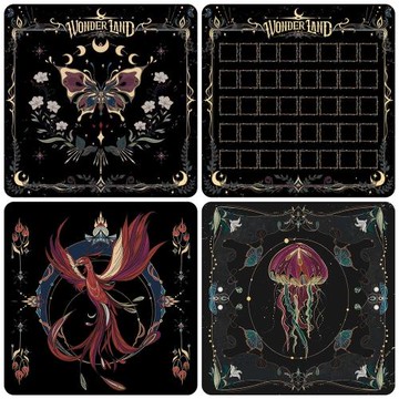 現貨仙境塔羅牌雷諾曼利諾曼卡牌大桌布 70CM 麗絲絨桌布