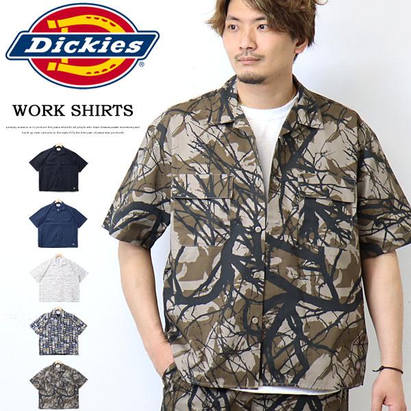 ディッキーズ Dickies 半袖 ワークシャツ メンズL /eaa325467