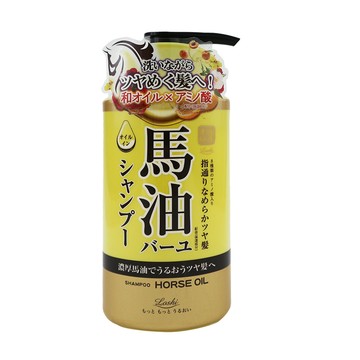 一品川流 日本製 濃郁馬油柔順雙效洗髮精-450ml