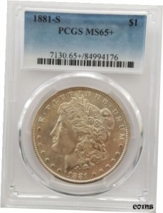 品質保証書付】 アンティークコイン NGC PCGS 1881-S Morgan Dollar