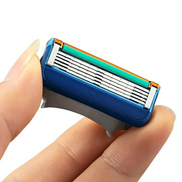 五層刀片 通用吉利風速5剃須刀片 手動刮胡刀頭男刮胡子刀頭 套裝