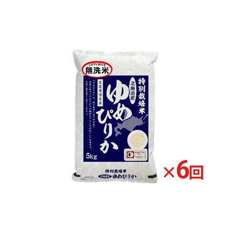 ふるさと納税 無洗米 北海道赤平産 ゆめぴりか 5kg 特別栽培米  米 北海道 定期便 北海道赤平市